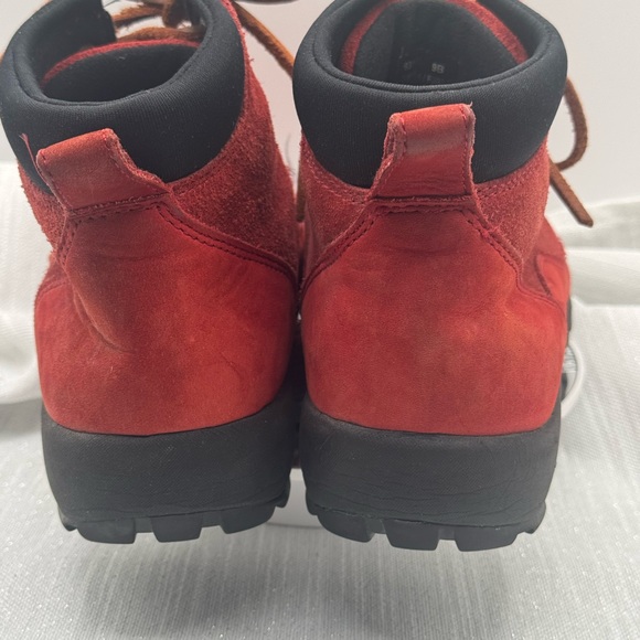 Lands End Ankle Boots Red Suede Ladies 93164 size 9 - Picture 5 of 8